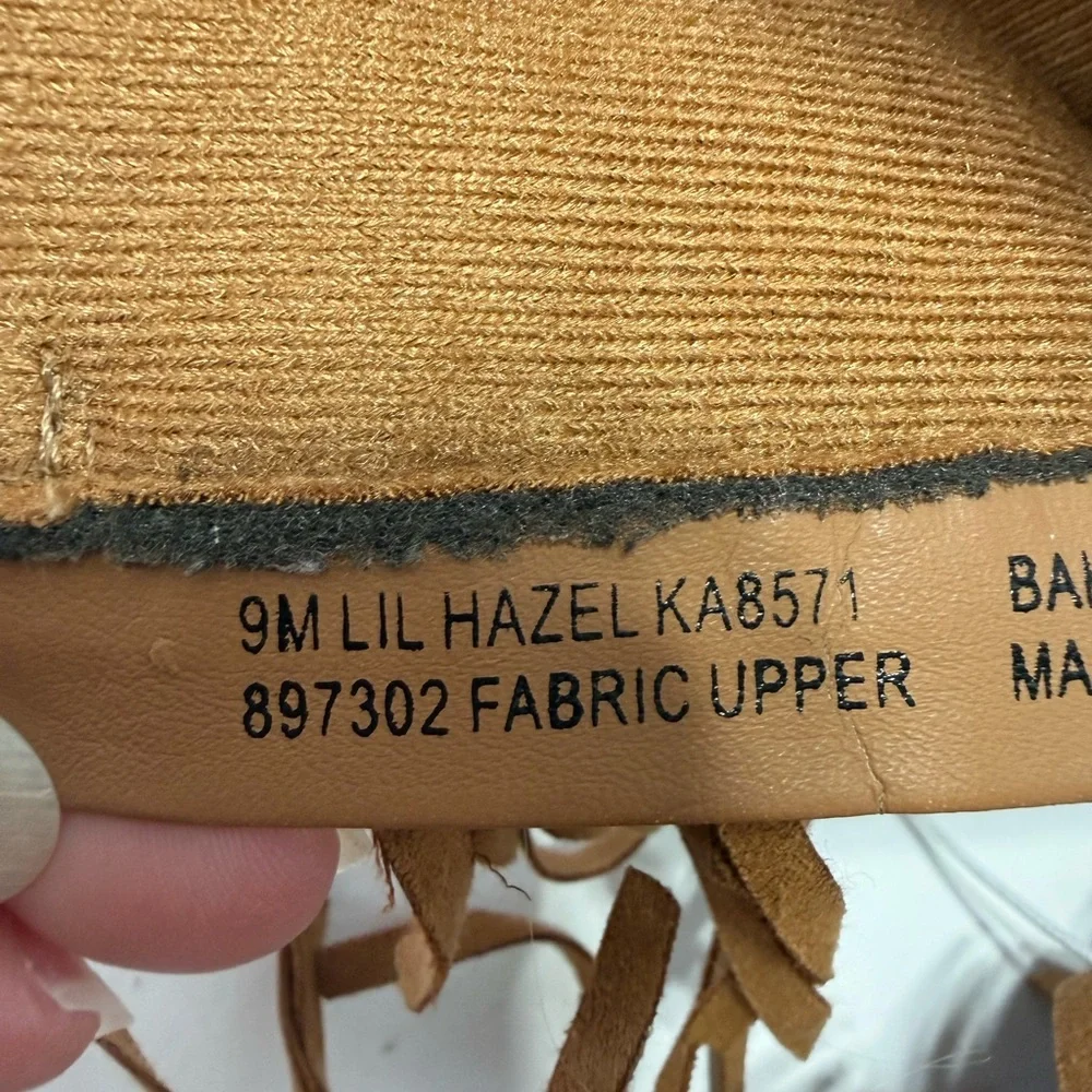 Rampage Girls Tan Double Fringe Suede Boots Bow and Bead Details. Side Zipper